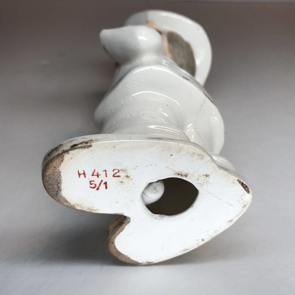 Pudgy Old Man Suit Hat Glasses Vintage Porcelain Figurine Gold H412 5/1 - RARE - Picture 12 of 12